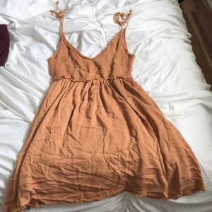burnt orange sundress